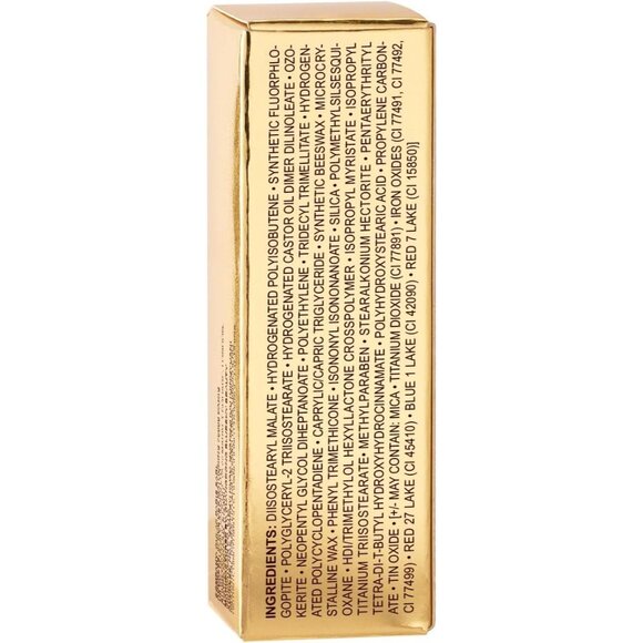 🆕 Metallic Shine Dark Red Lipstick Moisturizing Creamy Formula Vegan Lip Color - Picture 10 of 11